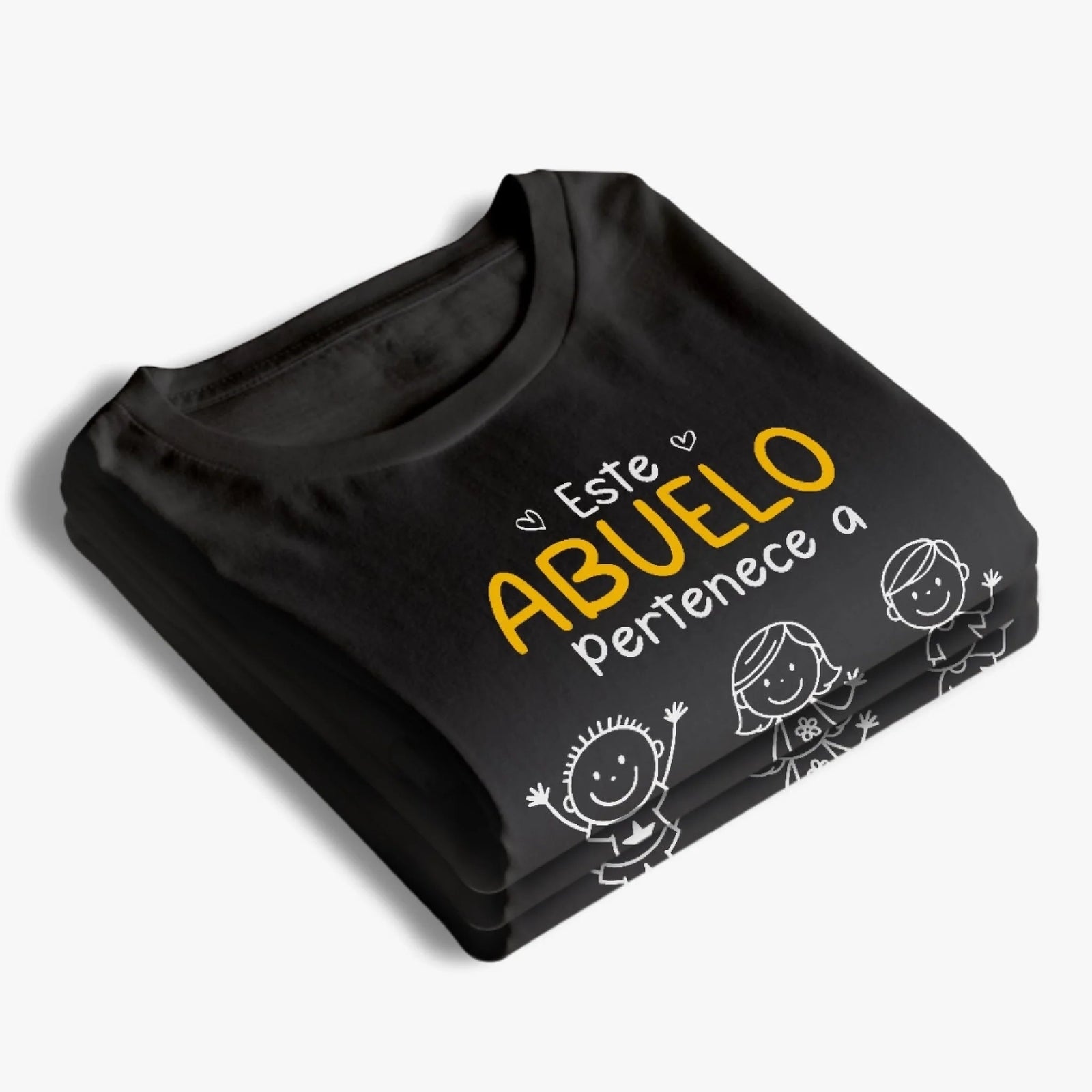Camiseta Unisex Personalizada- Este Abuelo Pertenece A