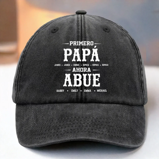 Gorra Personalizada con Nombres de los Nietos – Regalo Especial para Abuelos