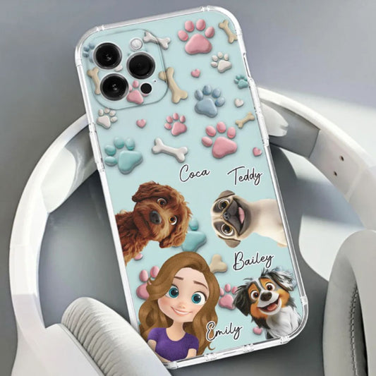 Carcasa para celular de dueño y mascota