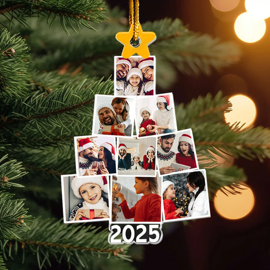 Decoración Navideña Personalizada con Fotos Familiares
