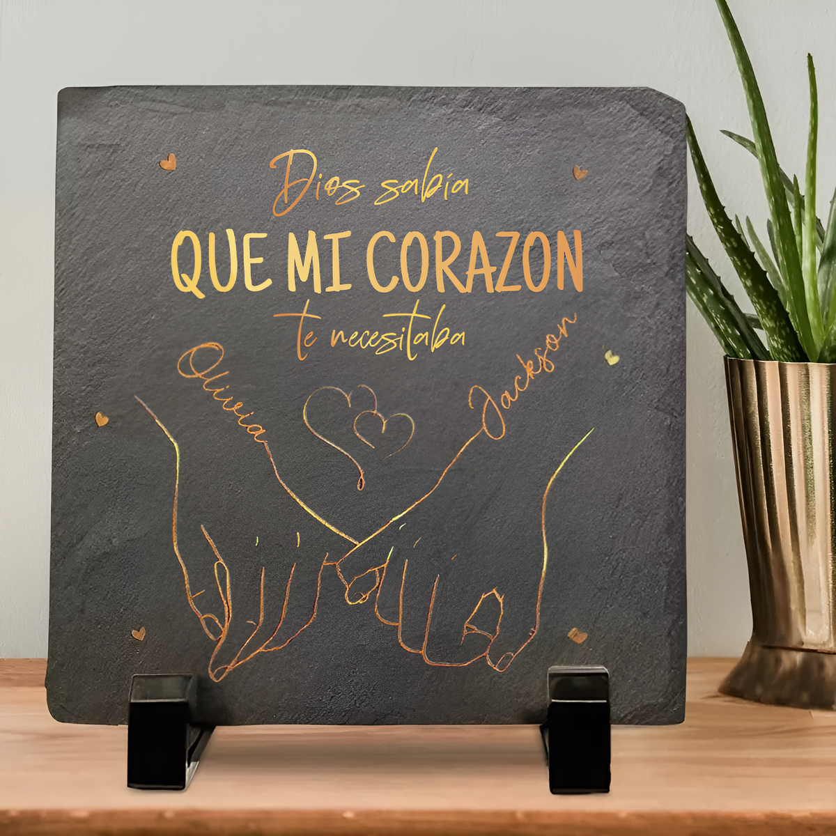 Piedra personalizada de pareja