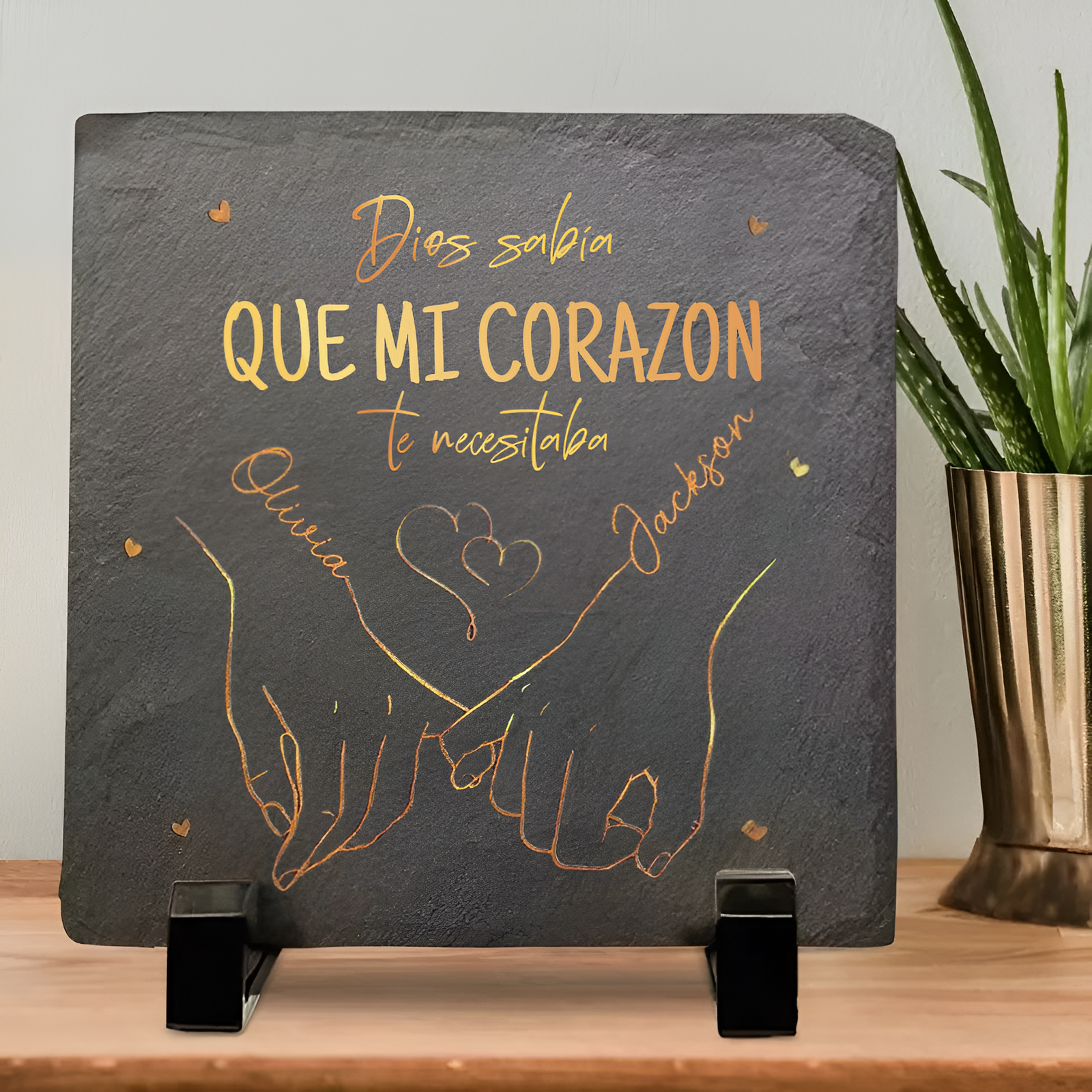 Piedra personalizada de pareja