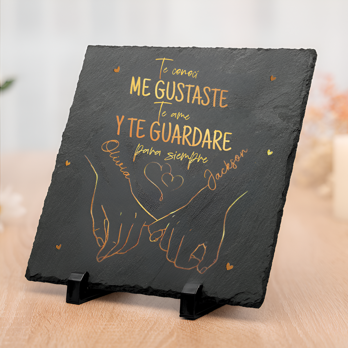 Piedra personalizada de pareja